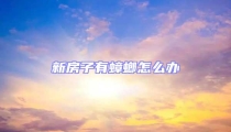 新房子有蟑螂怎么辦