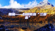 措施——白蟻防治“三步走”