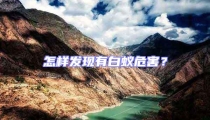 怎樣發(fā)現(xiàn)有白蟻危害?