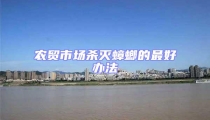 農(nóng)貿(mào)市場殺滅蟑螂的最好辦法