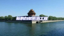 新的白蟻防治工程