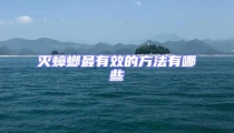 滅蟑螂最有效的方法有哪些