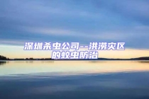 深圳殺蟲公司--洪澇災區的蚊蟲防治