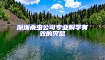 深圳殺蟲公司專業科學有效的滅鼠