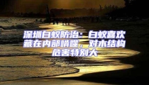 深圳白蟻防治:白蟻喜歡藏在內(nèi)部啃噬,對(duì)木結(jié)構(gòu)危害特別大