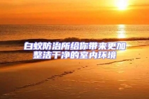 白蟻防治所給你帶來更加整潔干凈的室內環境