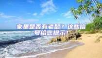 家里是否有老鼠?這些信號給您提示!