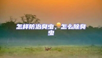 怎樣防治臭蟲,怎么除臭蟲