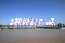 家里有臭蟲怎么辦？5個步驟教會你臭蟲怎么消滅！