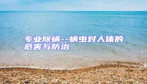 專(zhuān)業(yè)除螨--螨蟲(chóng)對(duì)人體的危害與防治