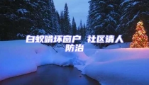 白蟻啃壞窗戶 社區請人防治