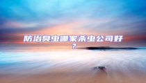 防治臭蟲哪家殺蟲公司好?