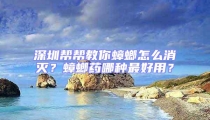 深圳幫幫教你蟑螂怎么消滅?蟑螂藥哪種最好用?