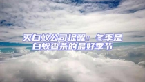 滅白蟻公司提醒:冬季是白蟻查殺的最好季節