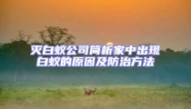 滅白蟻公司簡析家中出現白蟻的原因及防治方法