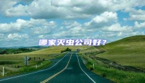 哪家滅蟲公司好?