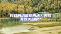 白蟻防治最佳方法？如何有效滅白蟻？