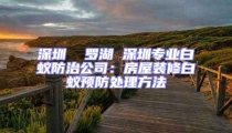 深圳  羅湖 深圳專業(yè)白蟻防治公司:房屋裝修白蟻預(yù)防處理方法