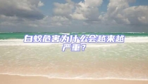白蟻危害為什么會越來越嚴重?