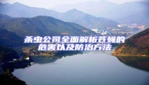 殺蟲公司全面解析蒼蠅的危害以及防治方法