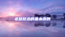 老鼠防治的基本原則