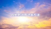 白蟻防治有這些方法