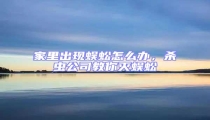 家里出現蜈蚣怎么辦,殺蟲公司教你滅蜈蚣