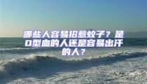 哪些人容易招惹蚊子?是O型血的人還是容易出汗的人?