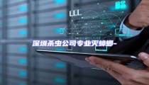 深圳殺蟲公司專業滅蟑螂-