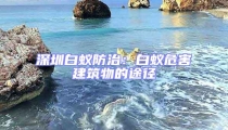 深圳白蟻防治:白蟻危害建筑物的途徑