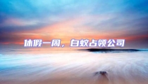 休假一周,白蟻占領(lǐng)公司