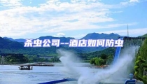 殺蟲公司--酒店如何防蟲