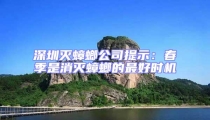 深圳滅蟑螂公司提示:春季是消滅蟑螂的最好時機