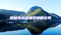 翹楚尖兵深圳滅蟑螂公司