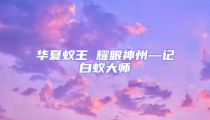 華夏蟻王 耀眼神州—記白蟻大師