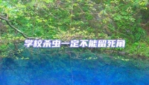 學校殺蟲一定不能留死角