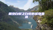 根絕白蟻之白蟻的食物來源
