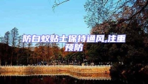 防白蟻貼士保持通風(fēng),注重預(yù)防