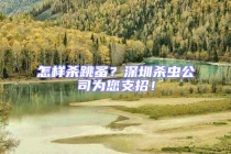 怎樣殺跳蚤？深圳殺蟲公司為您支招！