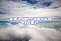 深圳滅蟑螂公司哪家實力強效果好