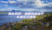網(wǎng)友笑評(píng):蟑螂可以按個(gè)頭來(lái)區(qū)分地域