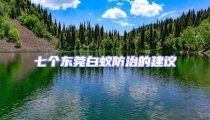 七個東莞白蟻防治的建議