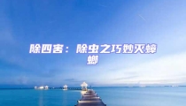 除四害:除蟲之巧妙滅蟑螂