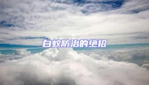 白蟻防治的絕招
