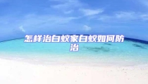 怎樣治白蟻家白蟻如何防治