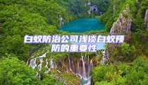 白蟻防治公司淺談白蟻預防的重要性