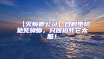 【滅蟑螂公司】自制電椅處死蟑螂,只因拍死它太臟!