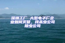 深圳工廠 大型電子廠企業(yè)如何滅鼠，找殺蟲公司除蟲公司