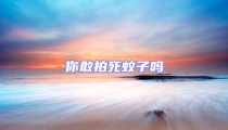 你敢拍死蚊子嗎