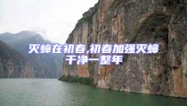 滅蟑在初春,初春加強滅蟑干凈一整年